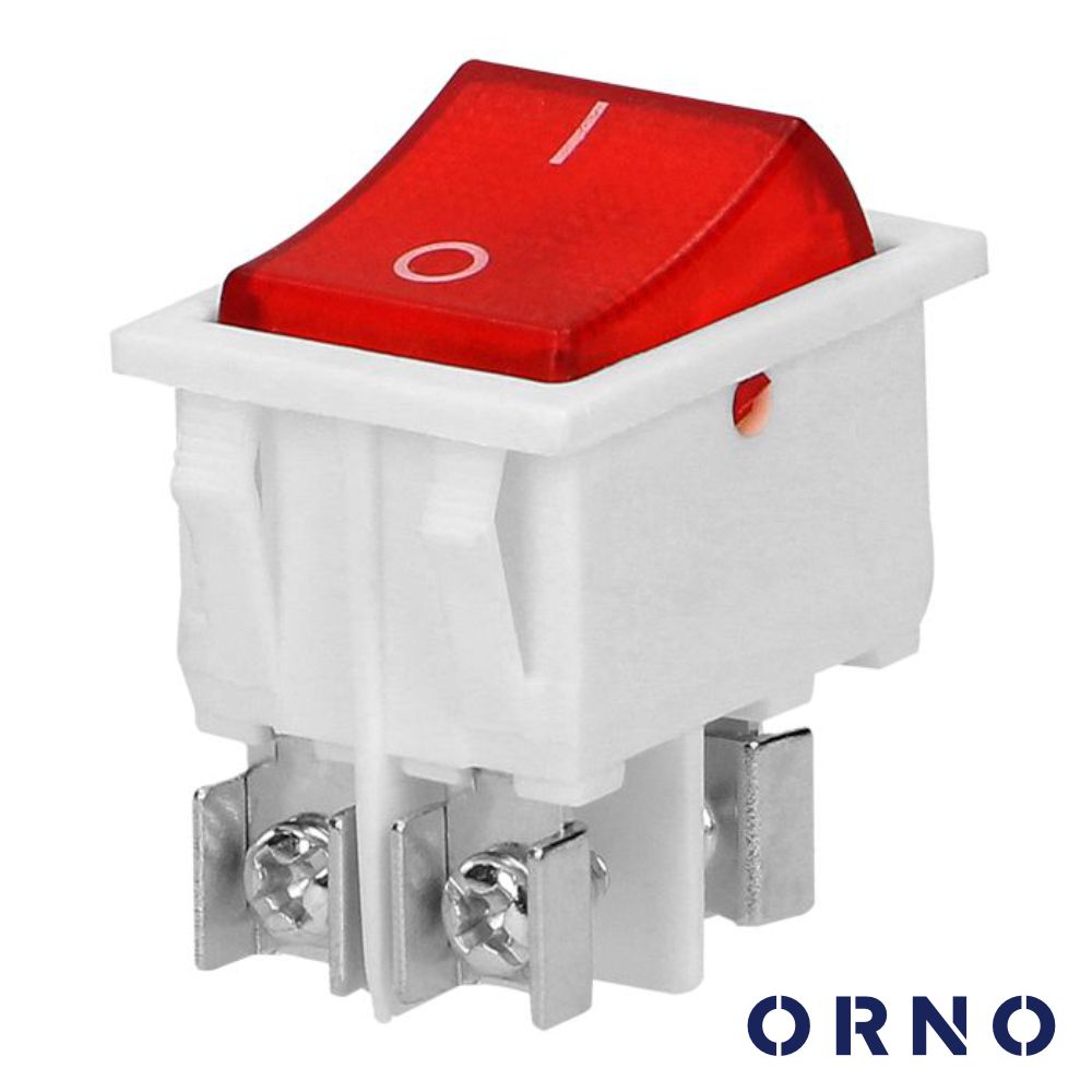 Interruptor Basculante C/ Luz 16A-230V Dpst On-Off ORNO