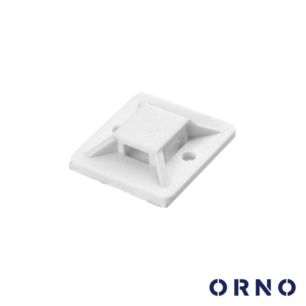 Fixador Adesivo P/ Braçadeiras 50x Branco ORNO