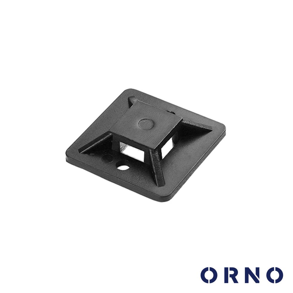 Fixador Adesivo P/ Braçadeiras 50x Preto ORNO