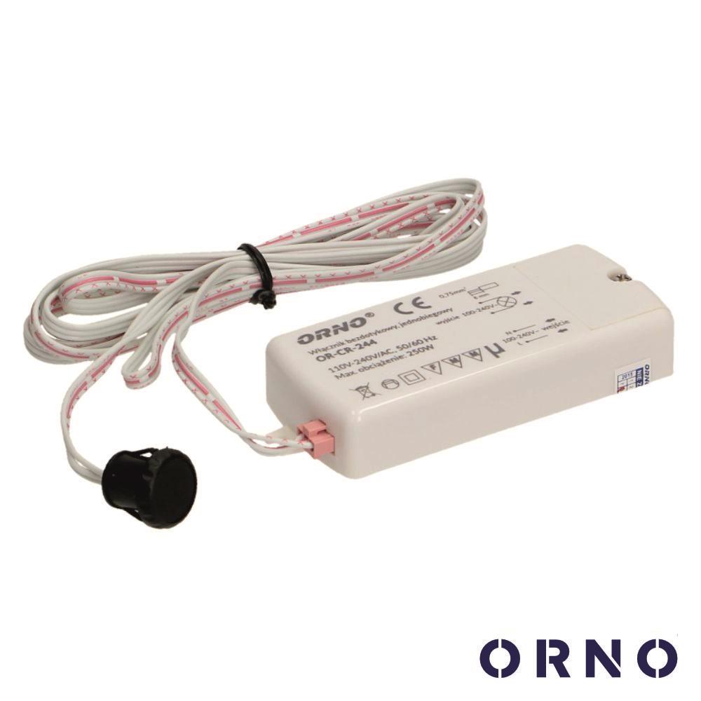 Interruptor Fotoeléctrico Crepuscular Preto 250W ORNO