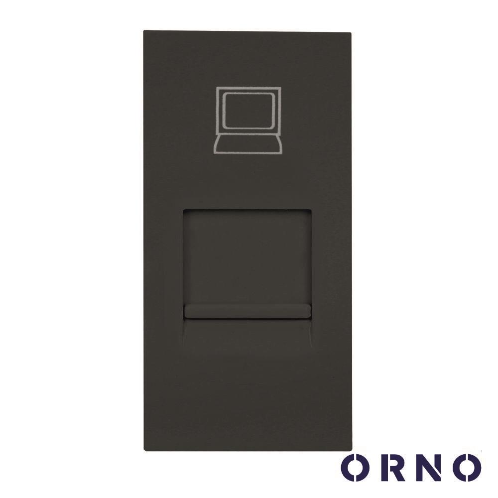 Módulo RJ45 22.55x45mm P/ Encastrar OR-GM-9010/B ORNO