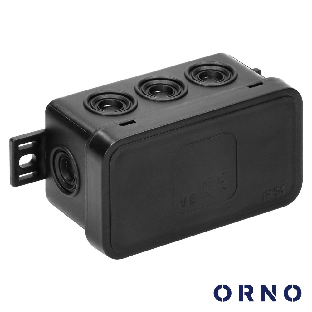 CAIXA DE DERIVAÇÃO ESTANQUE C/ 8 CONES 80X45X41mm ORNO