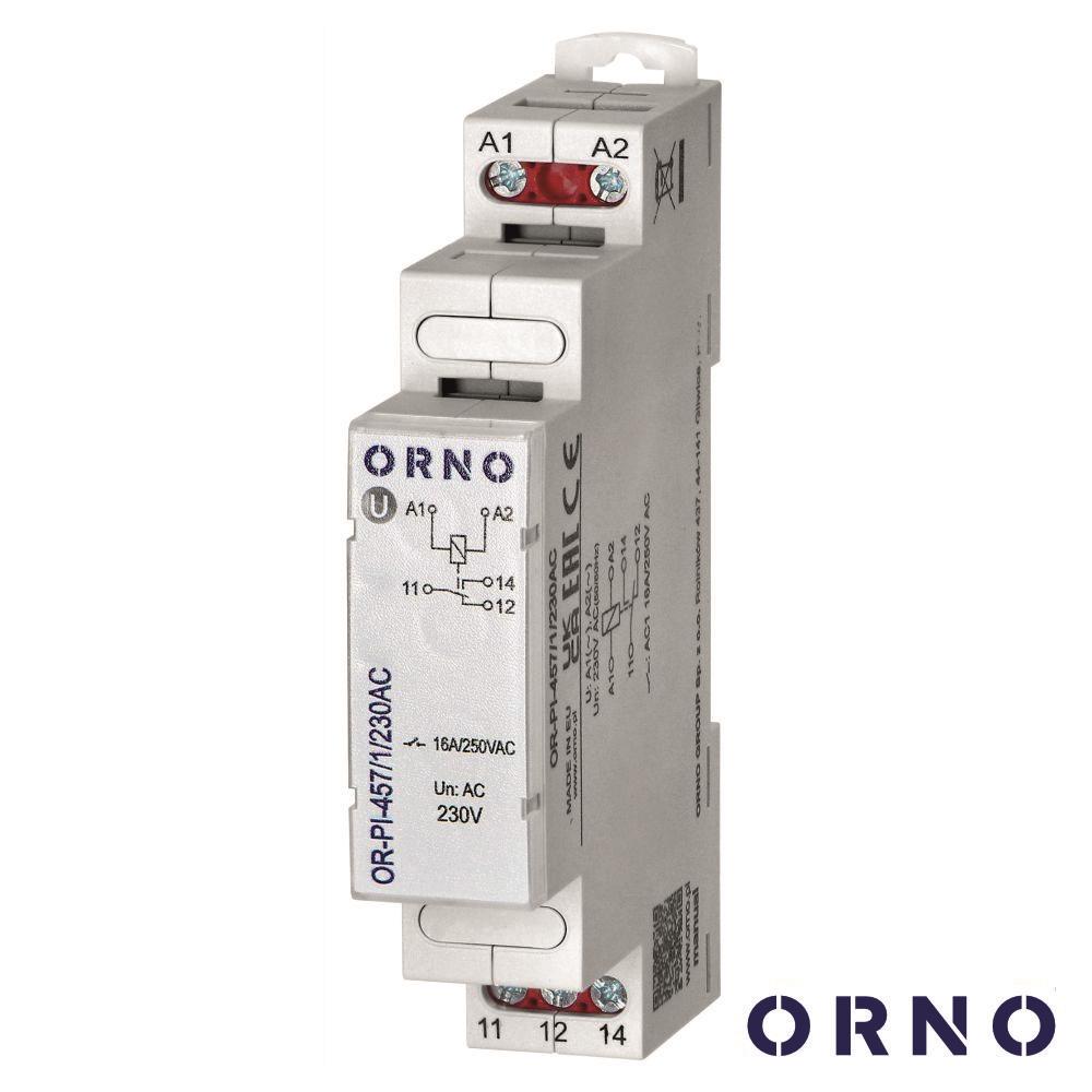 Contactor 1P 230VAC 16A ORNO