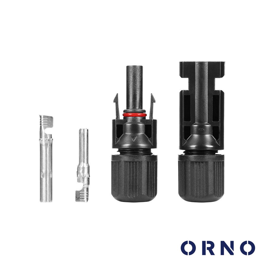 Ficha Fotovoltaica MC4 Macho/Fêmea 1000V IP67 Orno