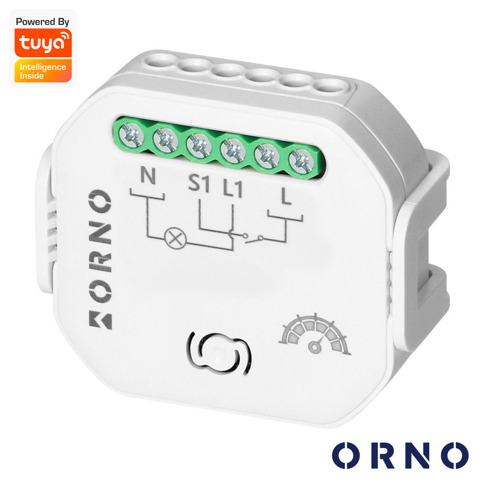 Módulo Relé 1 Canal Dimável 2300W 10A WiFi+BT Tuya ORNO