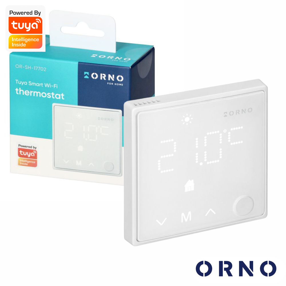 Interruptor Termostato de Parede C/ WiFi TUYA ORNO