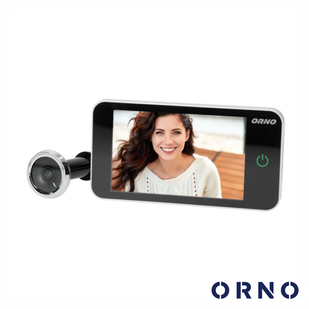 Câmara C/ LCD 4" Cores P/ Óculo Porta ORNO