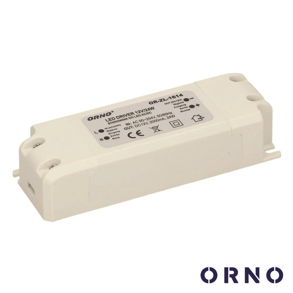 Fonte De Alimentação Fixa 2A 24W 12V ORNO