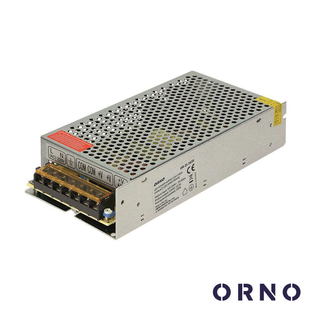 OR-ZL-1635 Fonte de alimentação industrial 12V 150W 12,5A ORNO