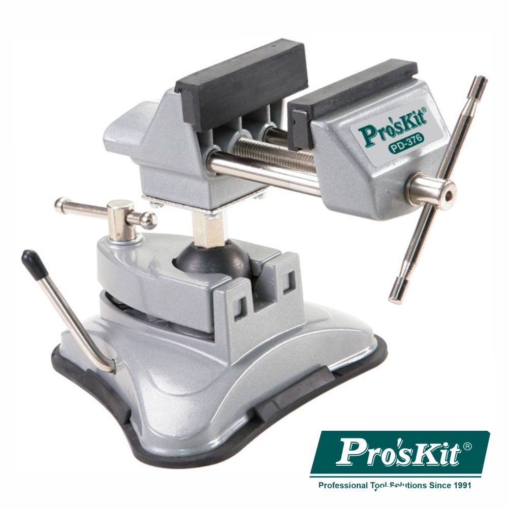 TORNO DE MESA AJUSTÁVEL 360º C/ VENTOSA PROSKIT