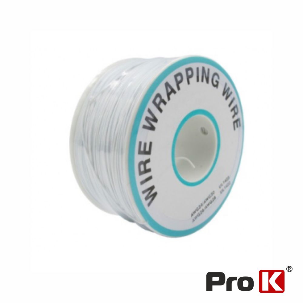 PKCM0.25/250W Cabo multifilar branco 0.25m Rolo 250m