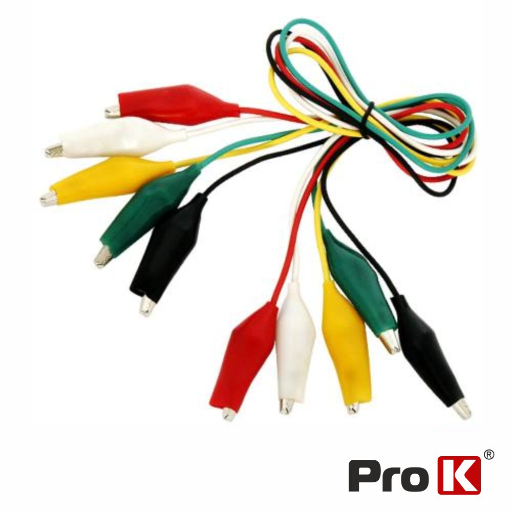 Conjunto 5 Fios C/ Garras Crocodilo Várias Cores PROK