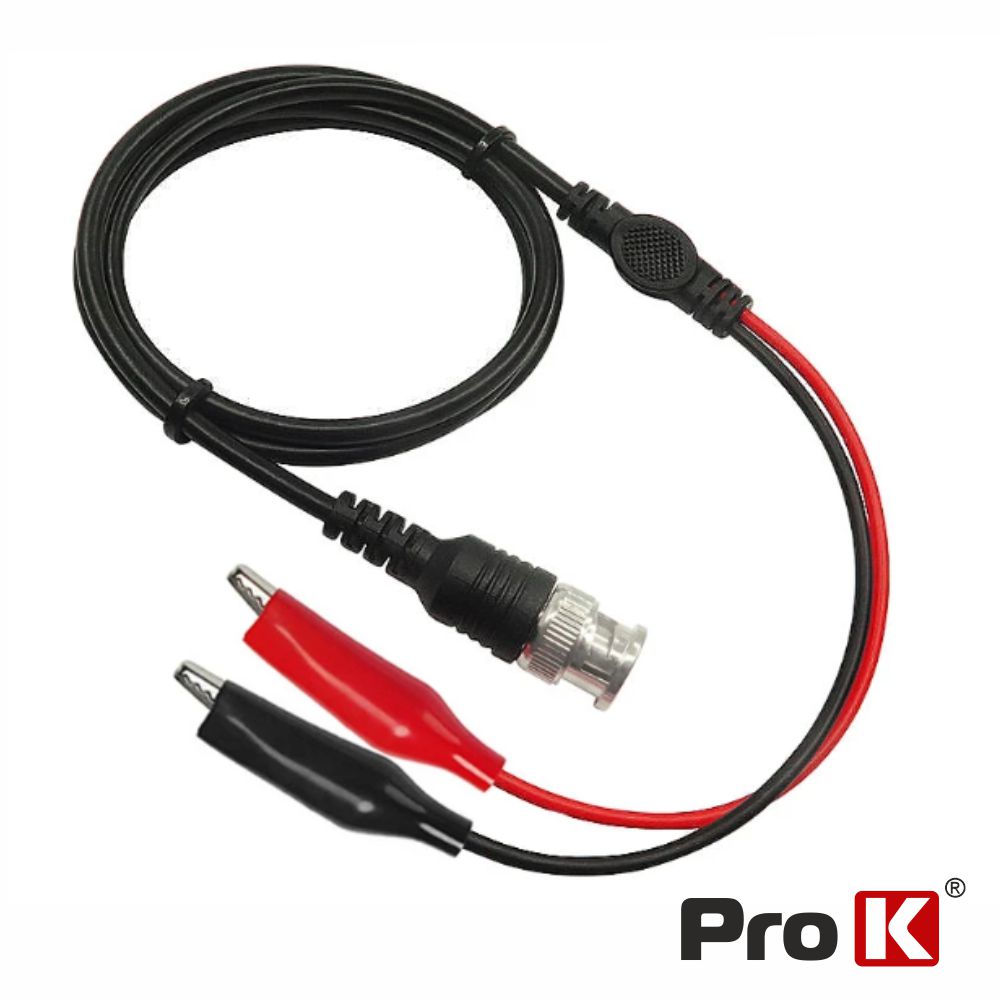 Pontas De Prova Osciloscópio BNC P/ 2x Crocodilos