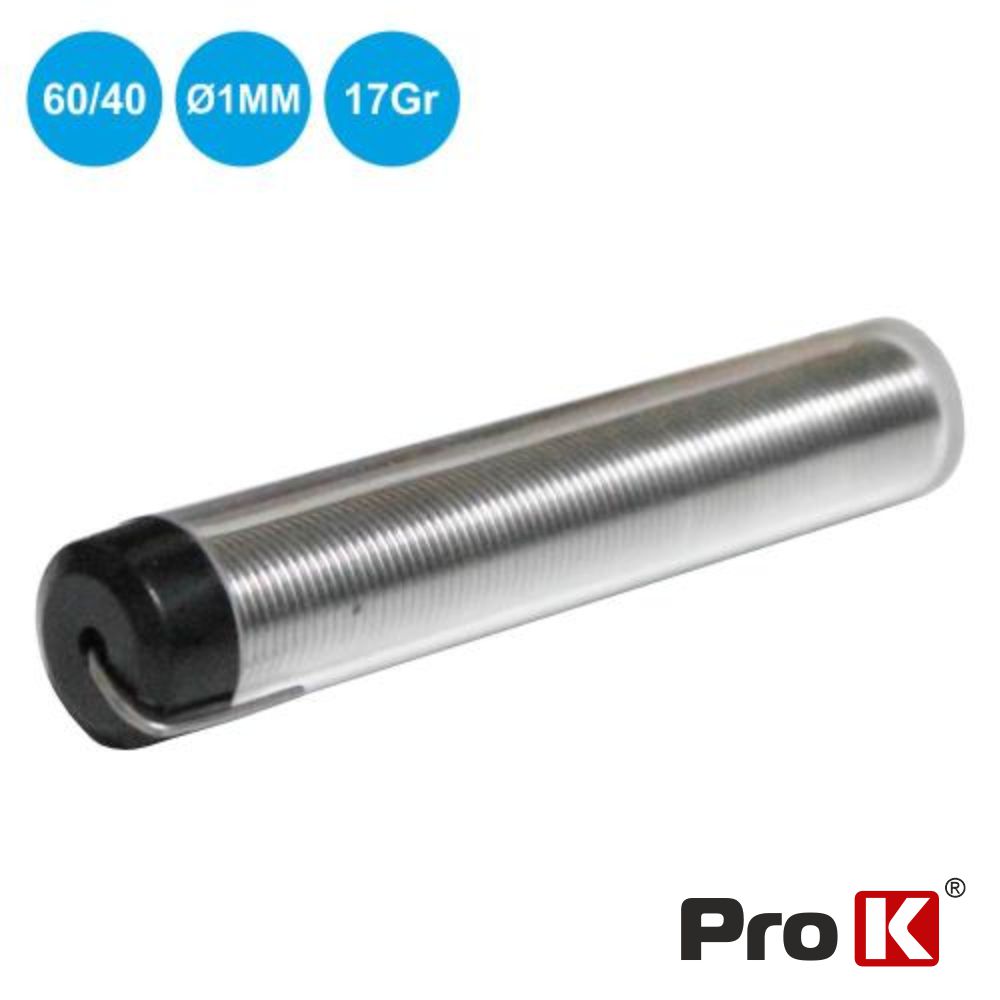 SOLDA 1MM 60/40 17G PROK