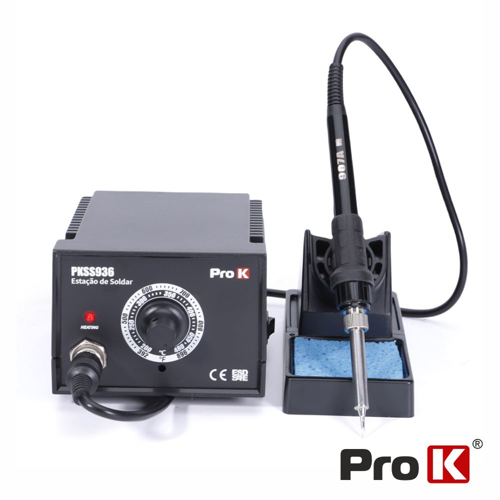 Estação De Soldar Regulável 45W 200°C-480°C PROK