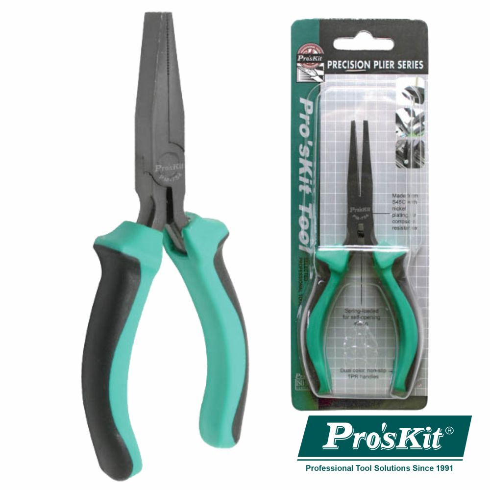 ALICATE DE PONTAS PLANAS 138MM PROSKIT