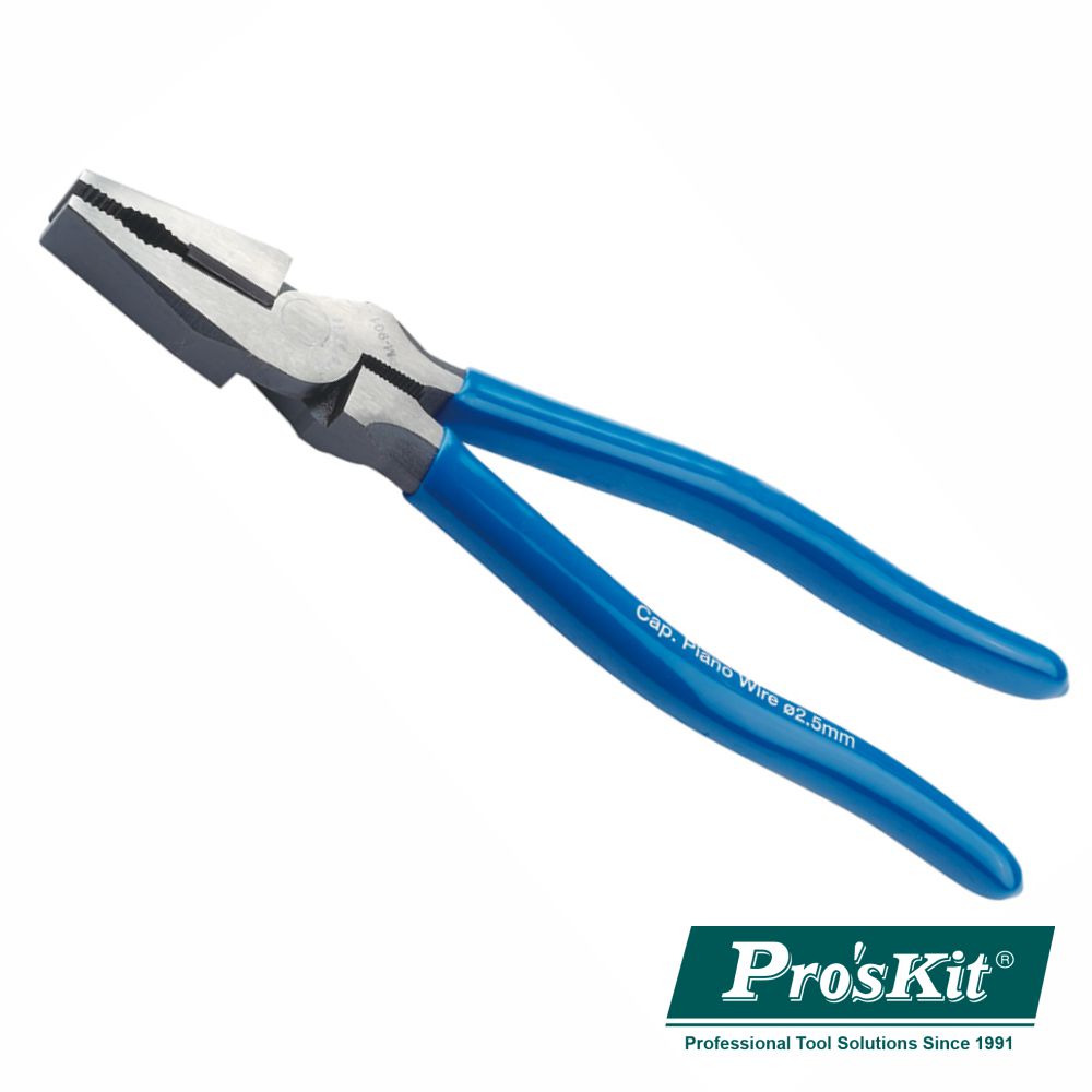 Alicate Universal C/ Pontas Chatas 215mm PROSKIT