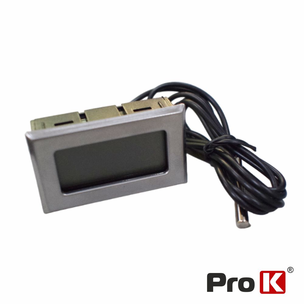 Termómetro Digital Preto/Cinzento PROK