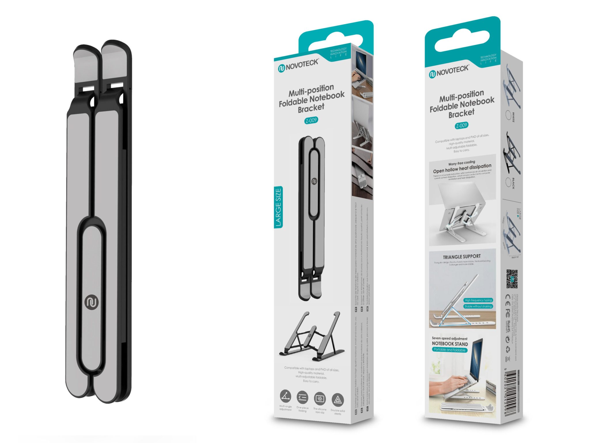 Suporte Dobrável Multi-posição Negro Z-009