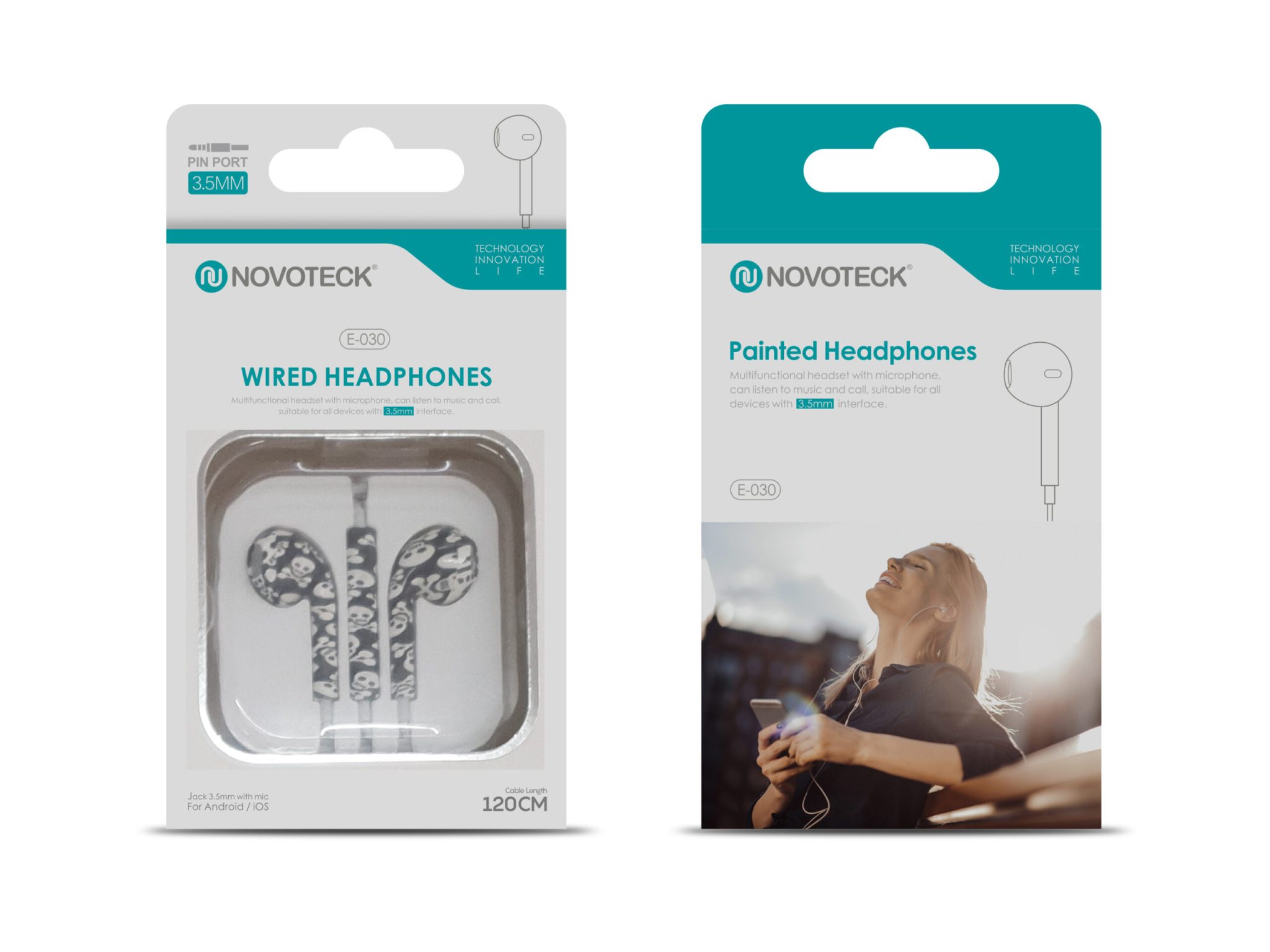 Auricular Com Desenho E-030 Design 4