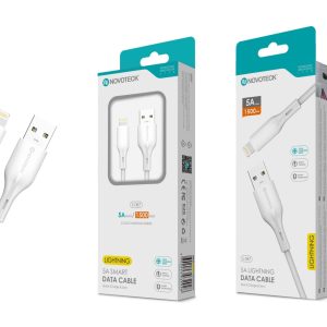 Cabo de Dados Lightning Branco 1.50M,5A, S-087