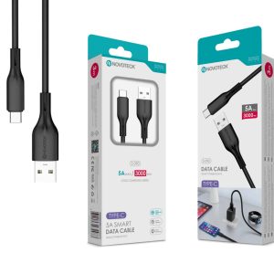 Cabo de Dados Type-C Negro 3M,5A, S-090
