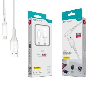 Cabo de Dados Lightning Branco 3M,5A, S-091