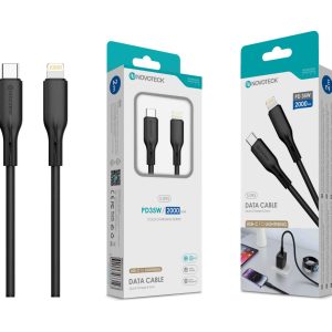 Cabo USB-C para Lightning PD35W Negro 2m S-095