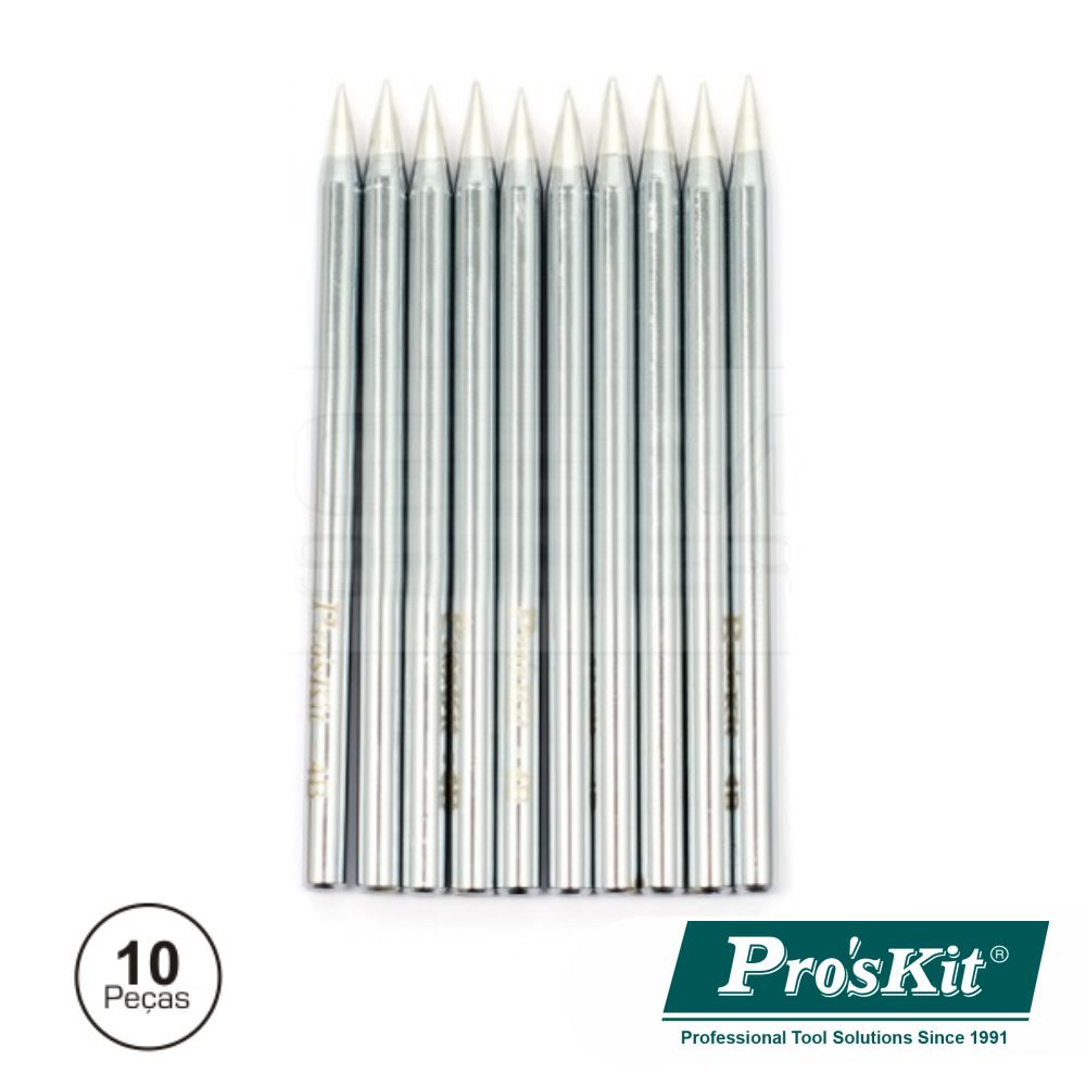PONTA P/ FERRO SOLDAR 40W P/ SERIE 8PK-S120 10X PROSKIT