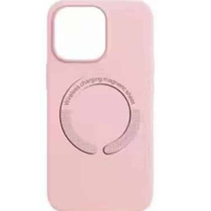 Capa para Smartphones com MagSafe - SJK-008 Compatível com Acessórios Magnéticos, Material Premium - Rosa Seca , iPhone 15 Pro Max