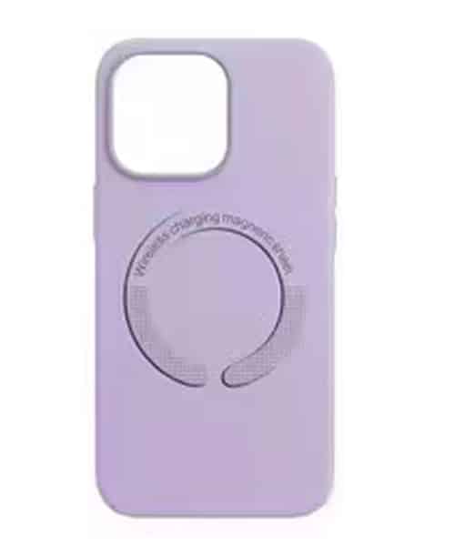 Capa para Smartphones com MagSafe - SJK-008 Compatível com Acessórios Magnéticos, Material Premium - Roxo , iPhone 15 Plus