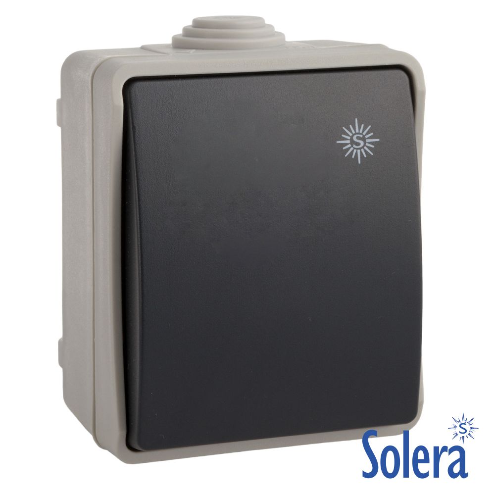 PULSADOR ESTANQUE DE SUPERFÍCIE VDE IP54 SOLERA