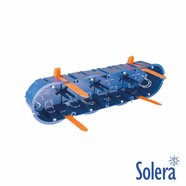 Caixa De Passagem Embutir C/ 16 Entradas 281x68x42mm SOLERA