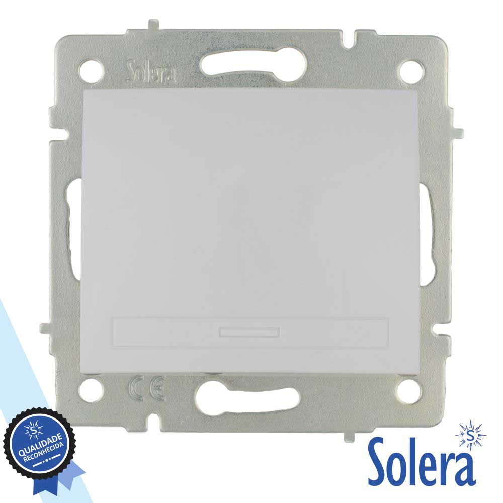 INTERRUPTOR PAREDE 10A 250V SEM MOLDURA SOLERA