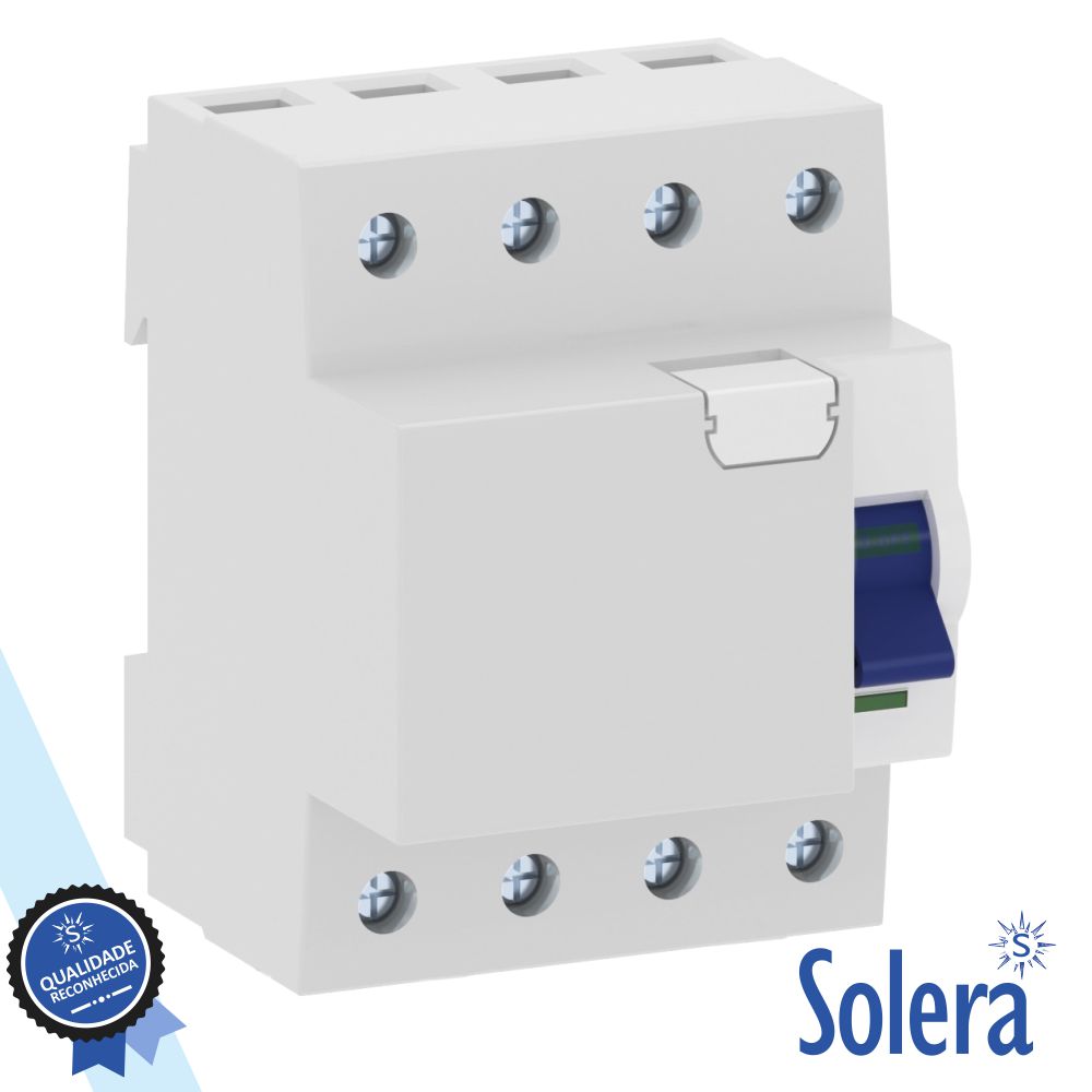 INTERRUPTOR DIFERENCIAL 4P 63A 6kA 240/415V SOLERA