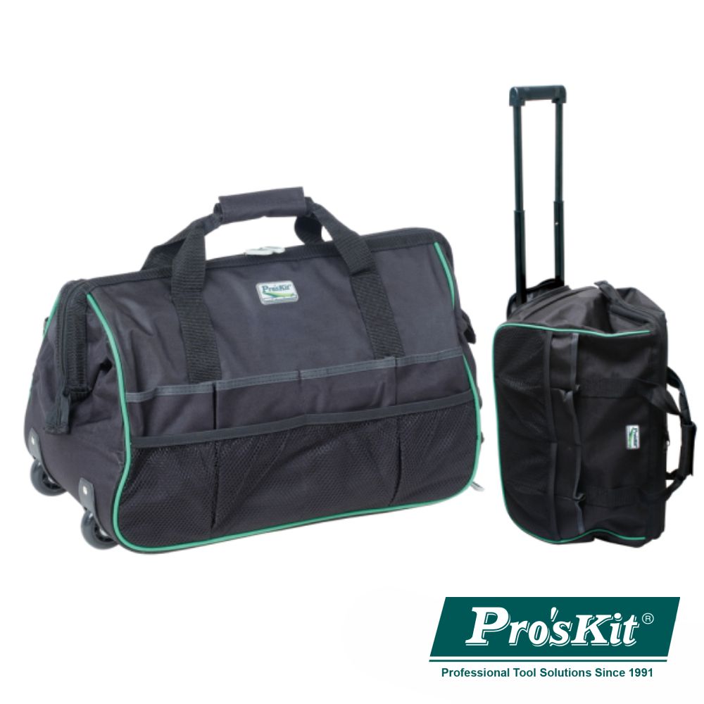 MALA TRANSPORTE FERRAMENTAS 20" POLIÉSTER C/ RODAS PROSKIT