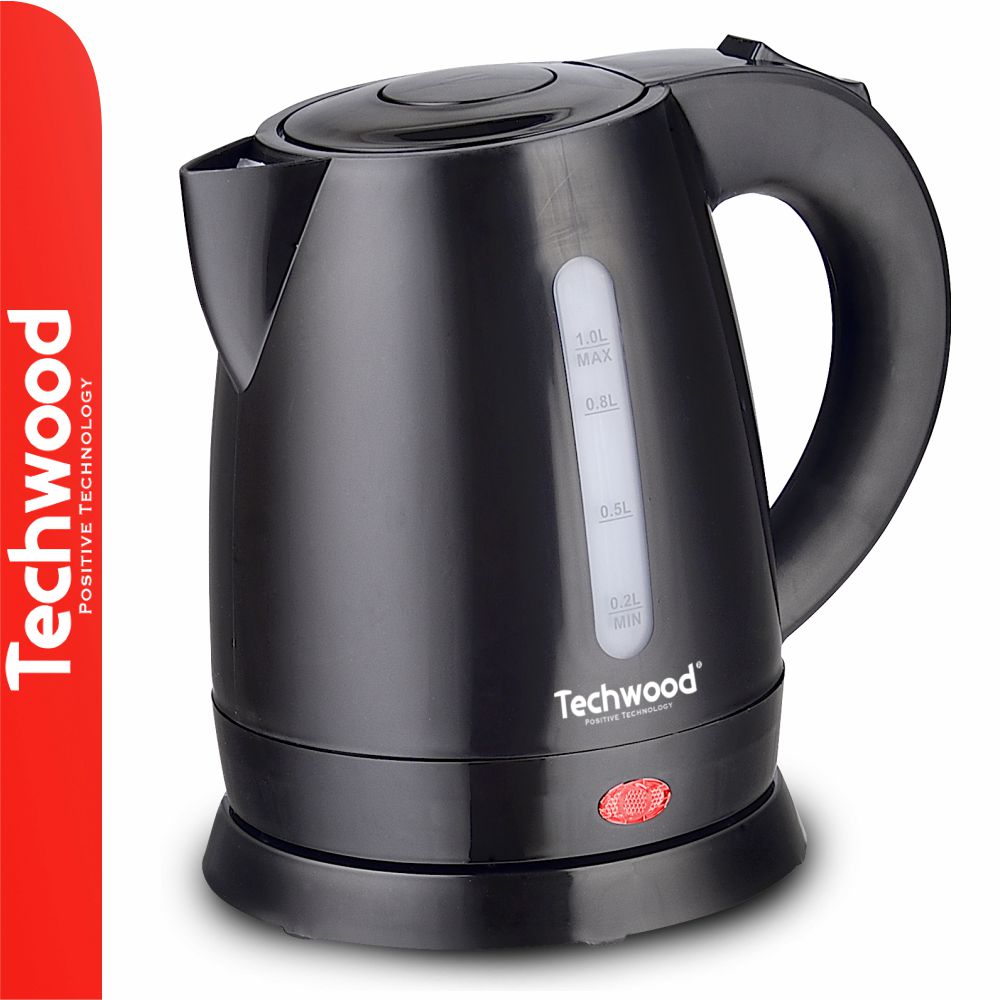 Fervedor De Água Elétrico Preto 1600W 1L TECHWOOD