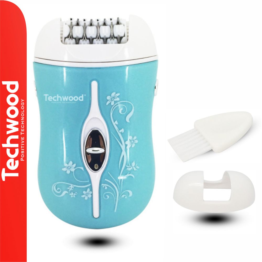 Depiladora Elétrica C/ Bateria e Escova TECHWOOD