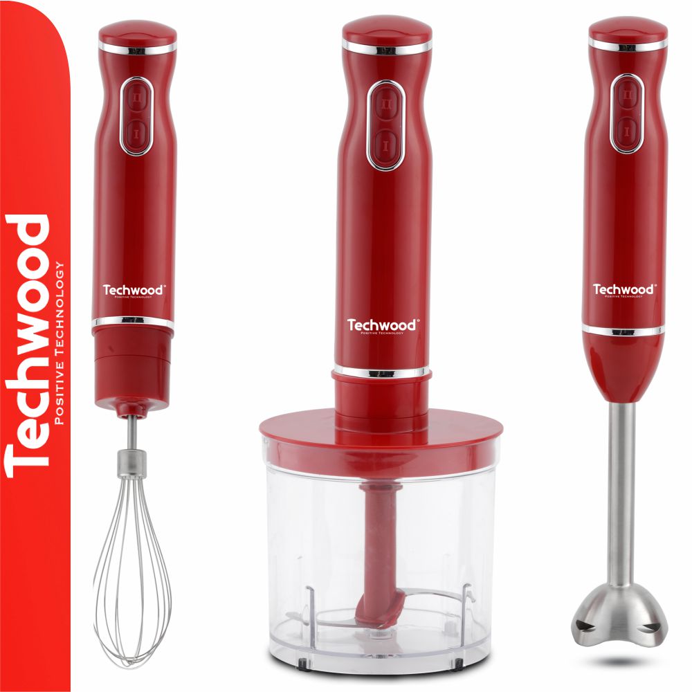 TMS-9605 Varinha Mágica 3em1 C/ Batedeira e Trituradora TECHWOOD
