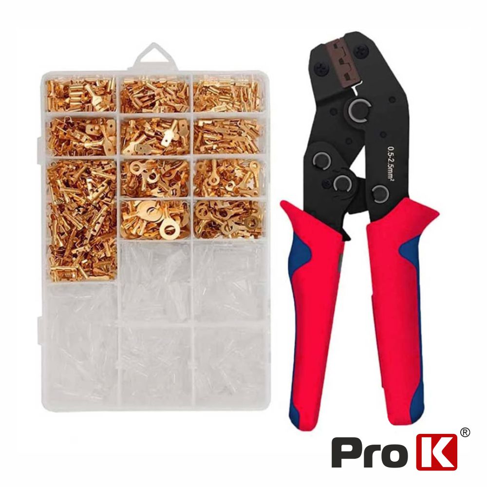 Alicate de Cravar C/ 1000 Terminais PROK