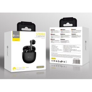 TWS-W12 Auriculares Negro Bluetooth Airpods