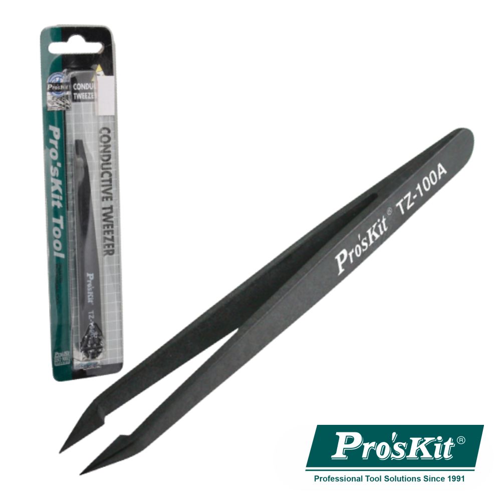 PINÇA C/ PONTAS FINAS CONDUTIVAS PROSKIT