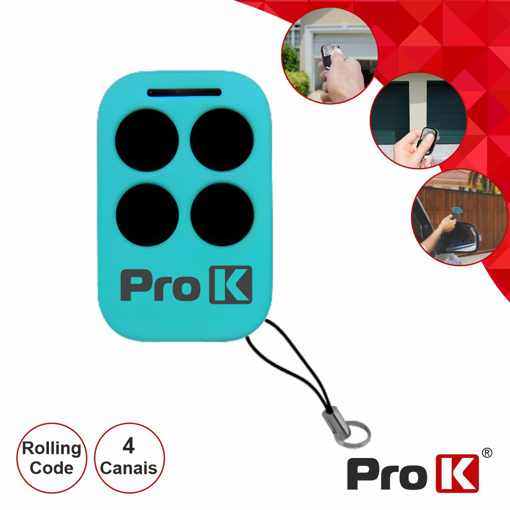 VIPOPEN4/RC4ALL COMANDO GARAGEM MULTI FREQUÊNCIA 280~868 MHZ (CÓDIGOS FIXOS E ROLLING CODE)