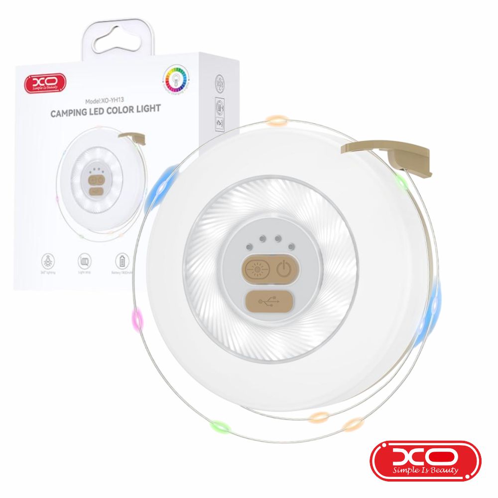 Lanterna Portátil 200lm C/ Fita LED RGB XO