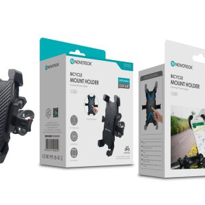 Suporte de Telemóvel para Bicicleta Z-033 - Rotação 360°, Fixação Segura, Ajuste Rápido, Universal