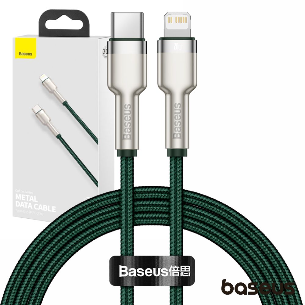 Cabo USB-C Macho P/ Lightning Macho PD 20W 2m Cafule BASEUS