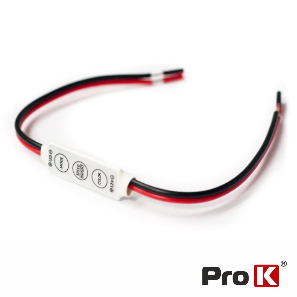 CFL15RGB12 Controlador fita led 12v monocor 144w max.