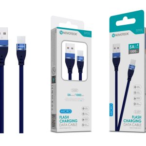 Cabo de Dados Micro USB Textil Trançado 5A 1M S-037
