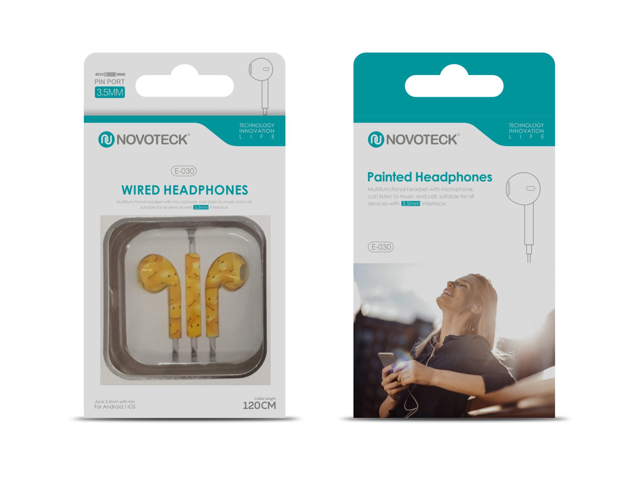 Auricular Com Desenho E-030 Design 6