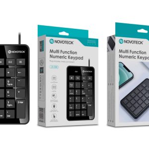 Teclado Numérico Multifuncional NOVOTECK JX-008 - Eficiência e Conforto no Trabalho